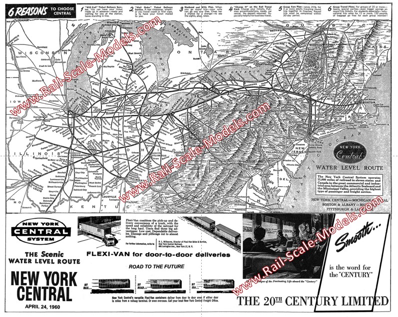 New York Central System ~ 1960